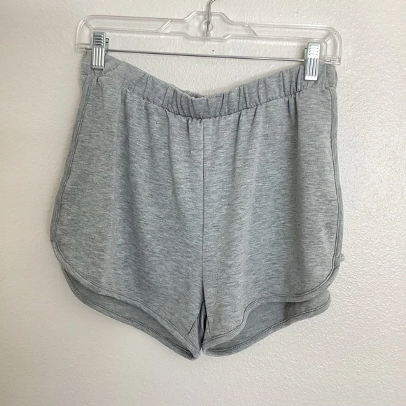 NEW Fashion Nova Heather Grey Soft Lounge Shorts - Picture 3 of 6
